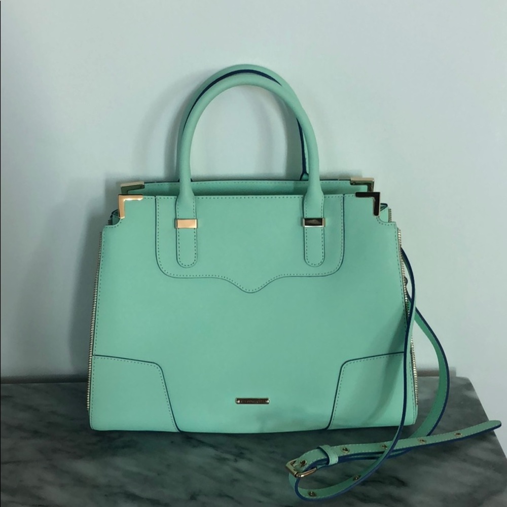 Rebecca Minkoff Mint double handle bag with strap